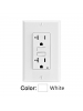 Leviton GFTR2-W - 20A - 125 V - NEMA 5-20R - Self-test SmartlockPro Slim GFCI - Tamper-Resistant - Monochromatic - Residential/Commercial applications - 20 Amp Feed-Through - White